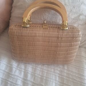 Vintage straw bag